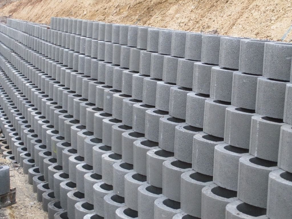 Smooth retainer blocks